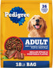Pedigree Complete Nutrition Grilled Steak & Vegetable Flavor Adult Dry Dog Food – 18 lb Bag