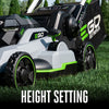 EGO POWER+ 600 Series Touch Drive 21-in 56-volt, Self-propelled Battery Mower with (1) 7.5 Ah Battery Included