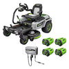 EGO Power+ Z6 ZT4205S 42″ 56V Zero Turn Mower Package – Includes 4×12.0Ah Batteries & Charger